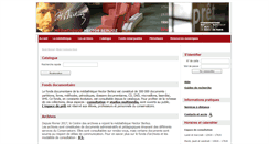 Desktop Screenshot of mediatheque.cnsmdp.fr